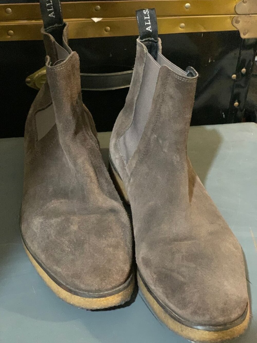 ALL SAINTS CHELSEA LEATHER BOOTS SIZE 43/10